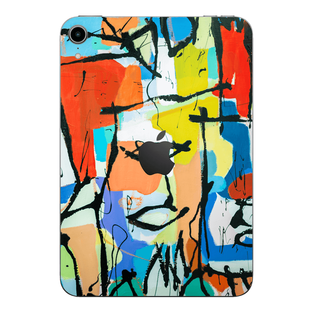 iPad MINI 6 2021 Print Printed Custom Signature Abstract Acrylic Paint Skin Wrap Sticker Decal Cover Protector by EasySkinz | EasySkinz.com