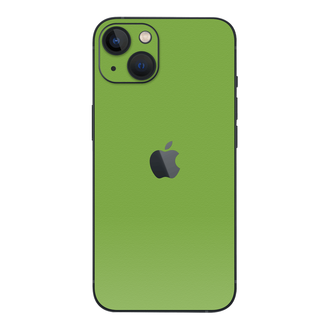 iPhone 14 Luxuria Lime Green Matt 3D Textured Skin Wrap Sticker Decal Cover Protector by EasySkinz | EasySkinz.com