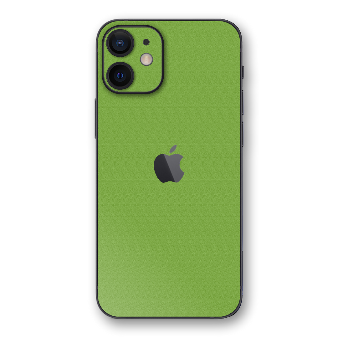 iPhone 12 LUXURIA Lime Green Textured Skin - Premium Protective Skin Wrap Sticker Decal Cover by QSKINZ | Qskinz.com