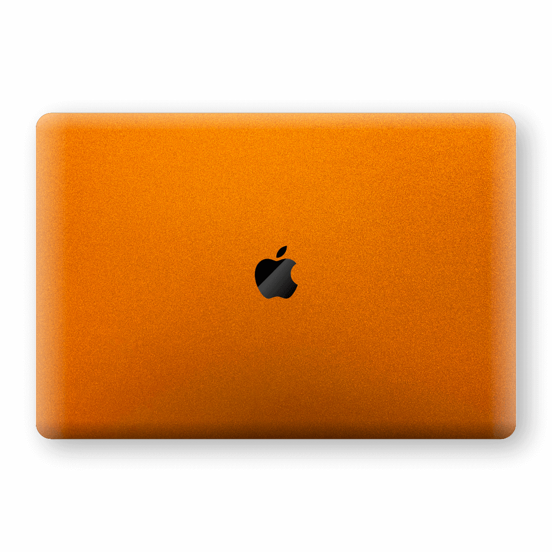 MacBook Pro 15" Touch Bar FIERY ORANGE Tuning Gloss Finish Metallic Skin Wrap Sticker Decal Cover Protector by EasySkinz