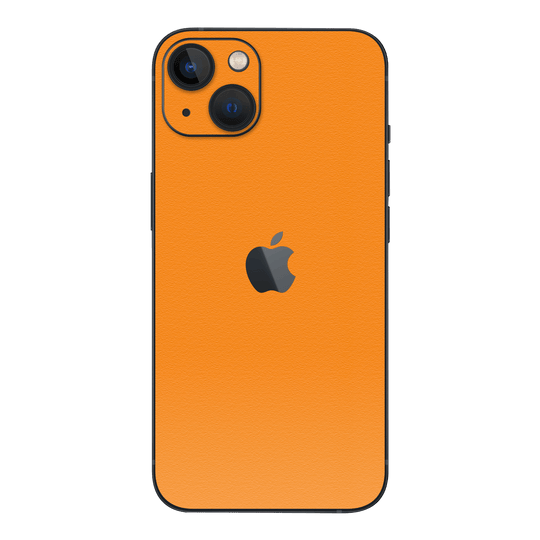 iPhone 14 Plus LUXURIA Sunrise Orange Matt Textured Skin - Premium Protective Skin Wrap Sticker Decal Cover by QSKINZ | Qskinz.com