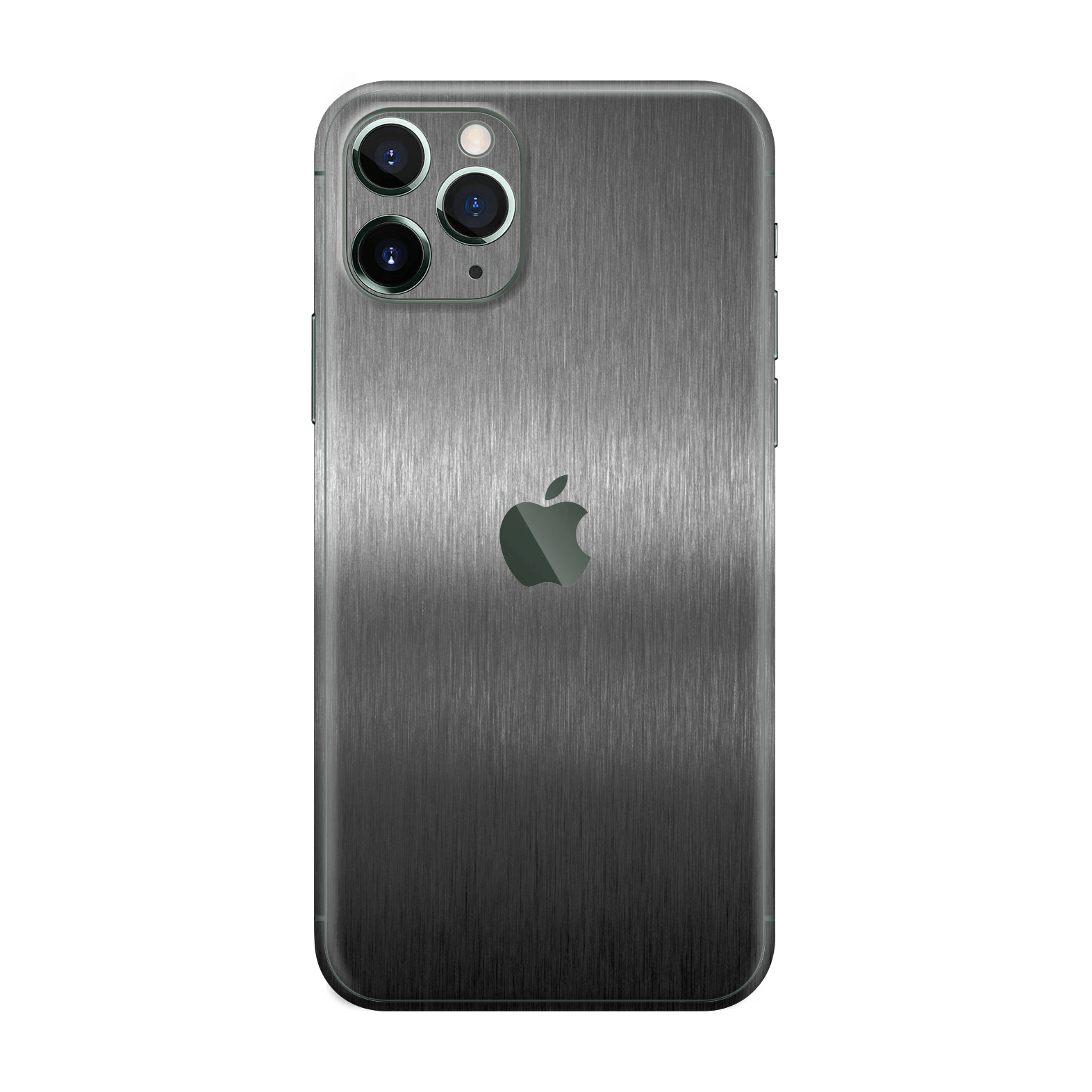 iPhone 11 PRO Brushed Metal Titanium Metallic Skin Wrap Sticker Decal Cover Protector by EasySkinz | EasySkinz.com