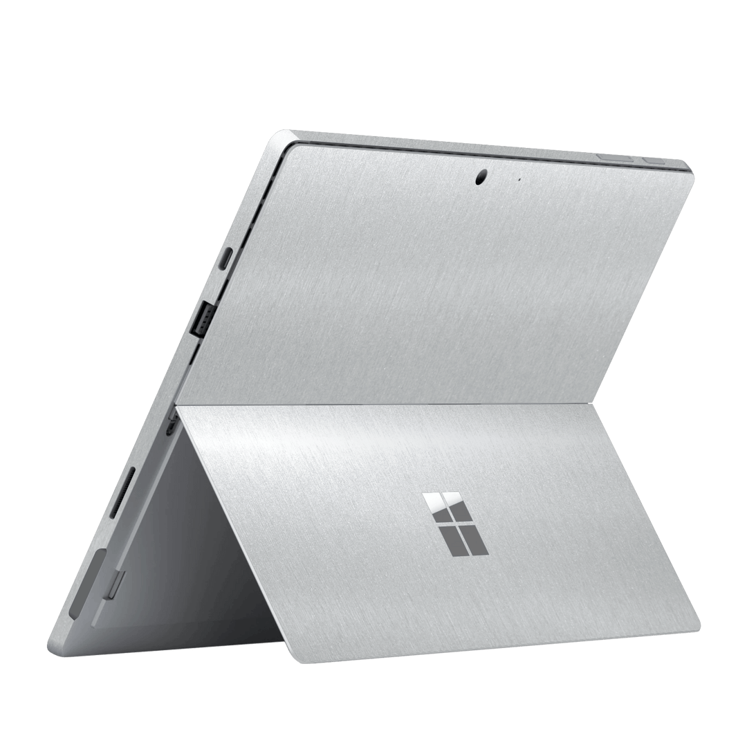 Microsoft Surface Pro 7 Brushed Metal Aluminium Metallic Skin, Wrap, Decal, Protector, Cover by EasySkinz | EasySkinz.com