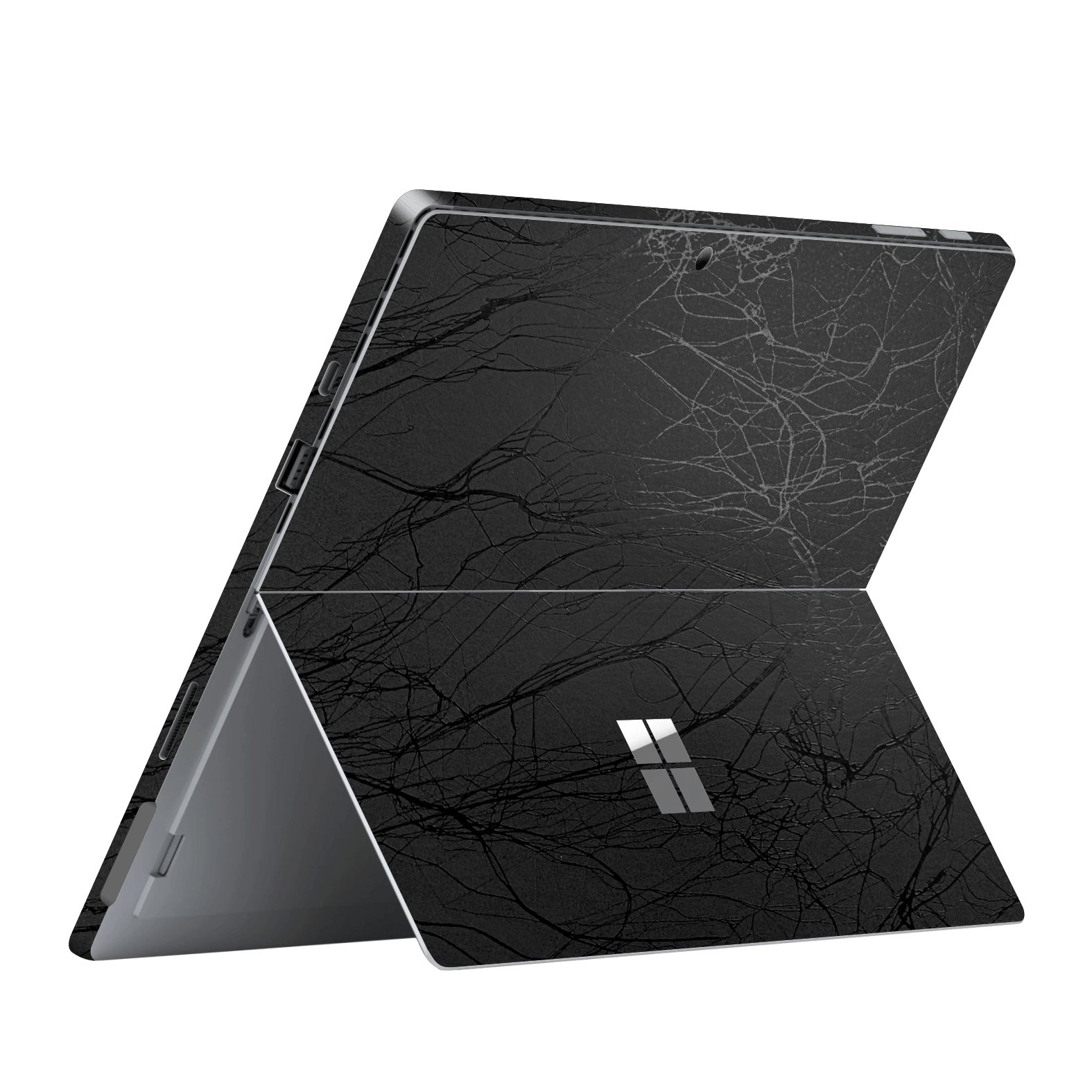 Microsoft Surface Pro 7 Luxuria Black Web Net Mesh Cocoon  3D Textured Skin Wrap Decal Cover Protector by EasySkinz | EasySkinz.com