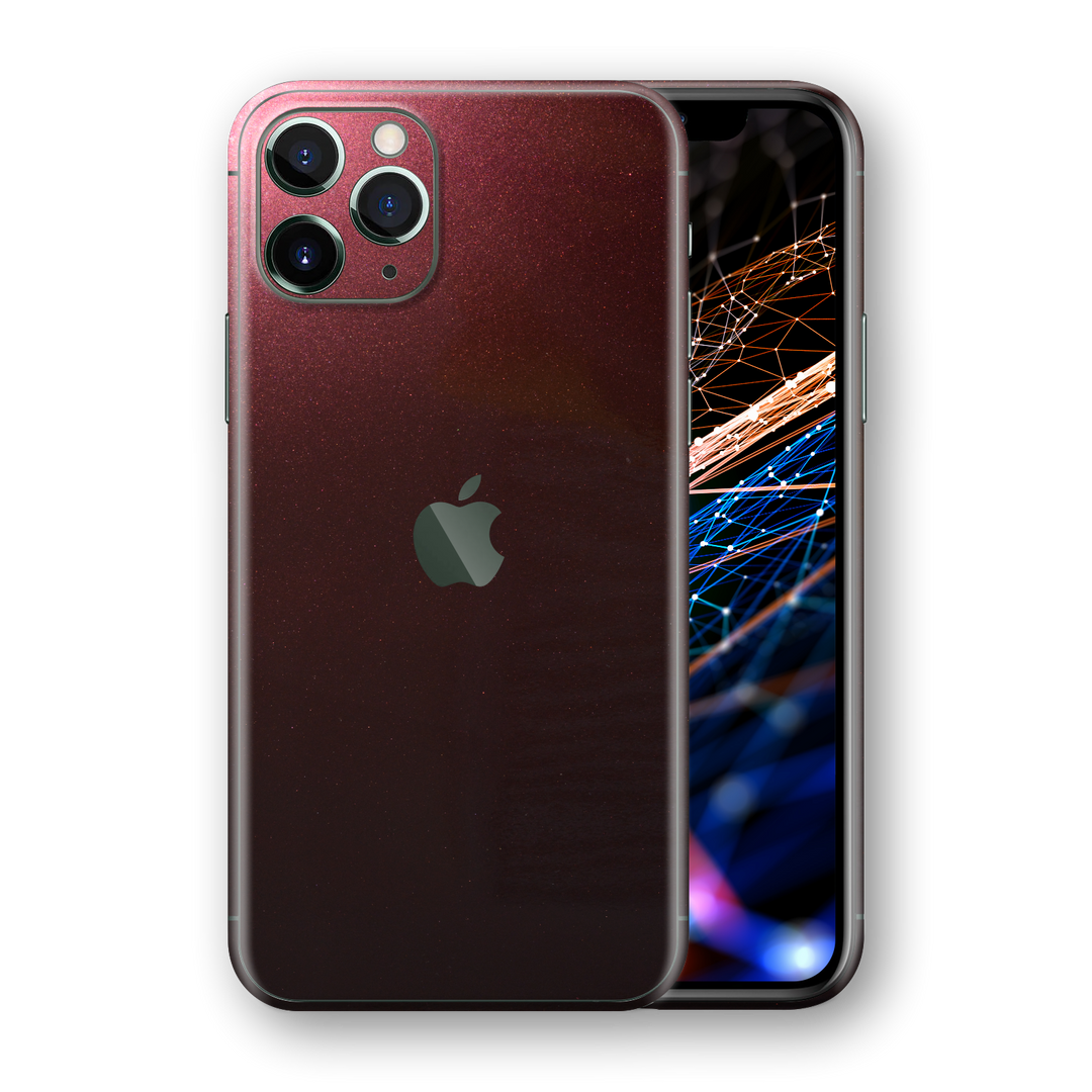 iPhone 11 Pro MAX Glossy Black Rose Metallic Skin, Wrap, Decal, Protector, Cover by EasySkinz | EasySkinz.com  Edit alt text