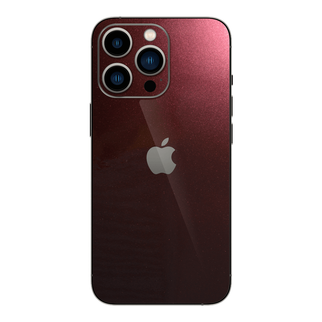 iPhone 13 PRO GLOSSY BLACK ROSE Metallic Skin - Premium Protective Skin Wrap Sticker Decal Cover by QSKINZ | Qskinz.com