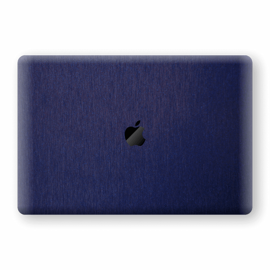 MacBook PRO 13 (2020) Brushed Metal Blue Metallic Skin, Wrap, Decal, Protector, Cover by EasySkinz | EasySkinz.com