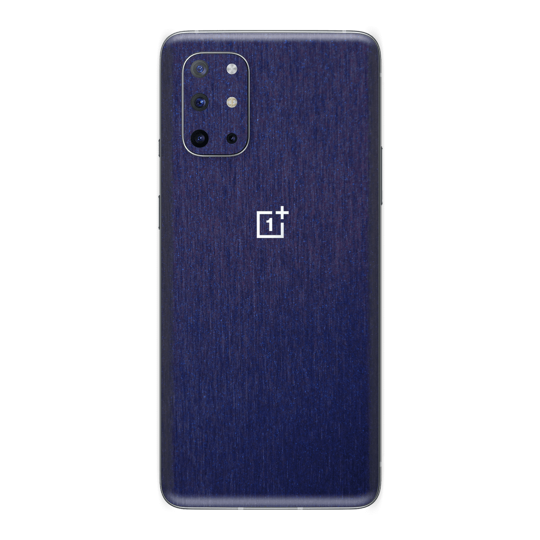 OnePlus 8T Brushed Metal Blue Metallic Skin, Wrap, Decal, Protector, Cover by EasySkinz | EasySkinz.com