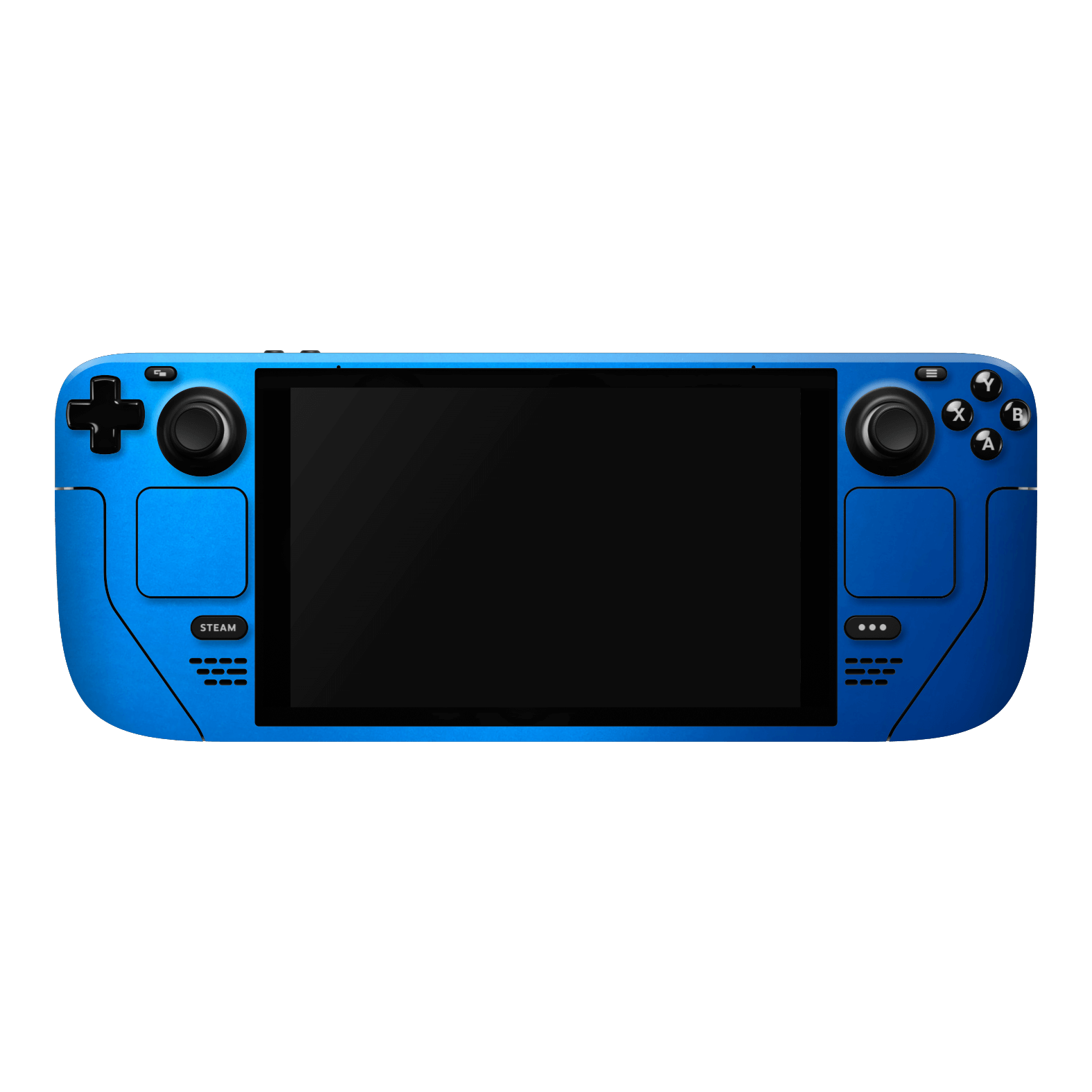 Steam Deck Satin Blue Metallic Matt Matte Skin Wrap Sticker Decal Cover Protector by EasySkinz | EasySkinz.com