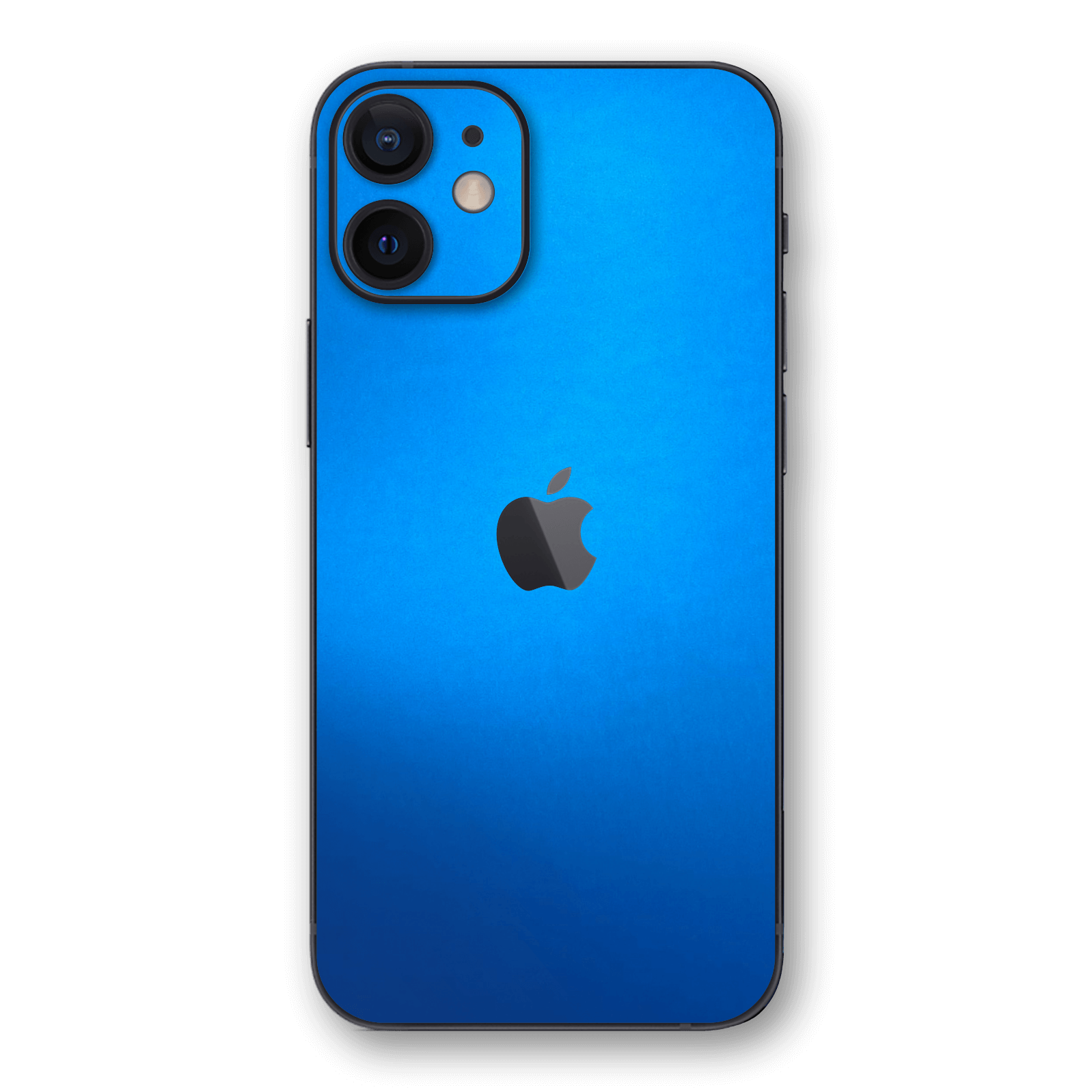 iPhone 12 SATIN BLUE Metallic Skin - Premium Protective Skin Wrap Sticker Decal Cover by QSKINZ | Qskinz.com