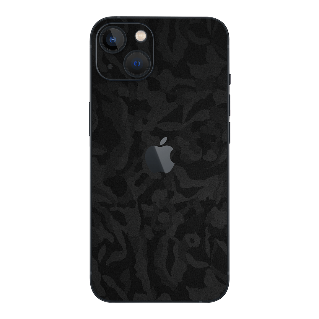 iPhone 13 mini Luxuria Black 3D Textured Camo Camouflage Skin Wrap Sticker Decal Cover Protector by EasySkinz