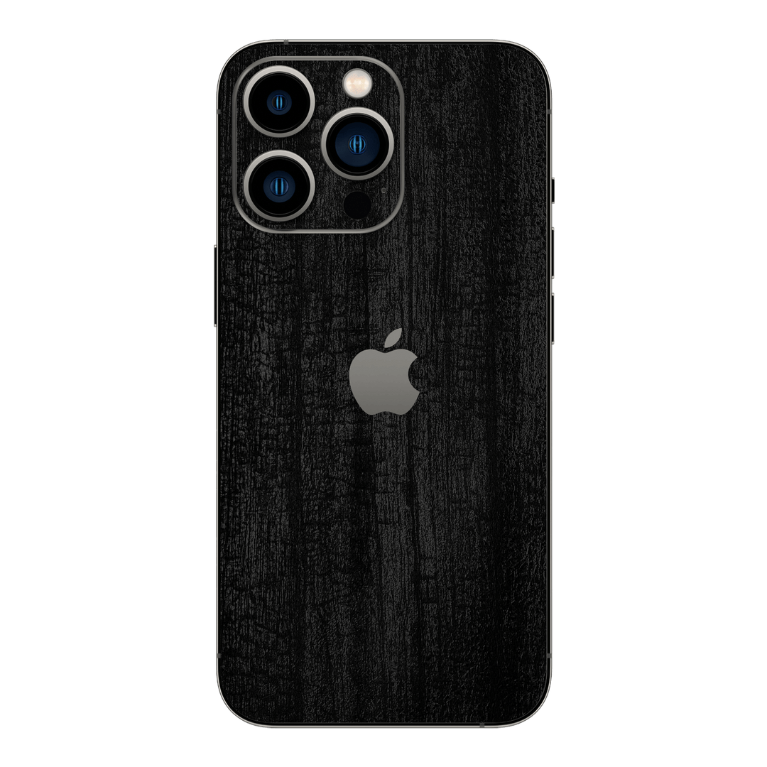iPhone 13 Pro MAX LUXURIA BLACK CHARCOAL Textured Skin - Premium Protective Skin Wrap Sticker Decal Cover by QSKINZ | Qskinz.com