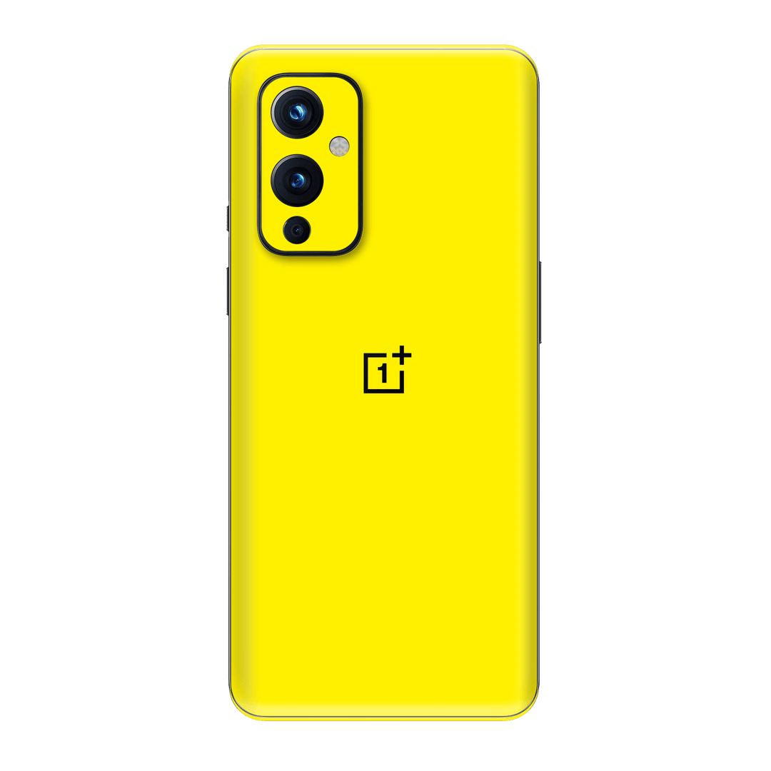 OnePlus 9 Gloss Glossy Lemon Yellow Skin Wrap Sticker Decal Cover Protector by EasySkinz