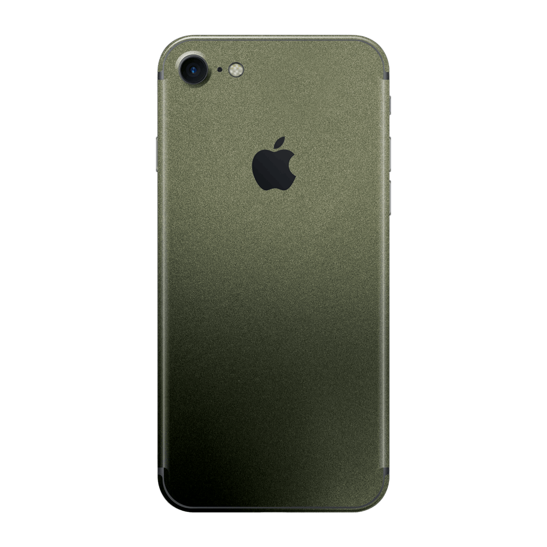 iPhone 8 Military Green Metallic Skin Wrap Sticker Decal Cover Protector by EasySkinz | EasySkinz.com