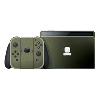 Nintendo Switch OLED Military Green Metallic Skin