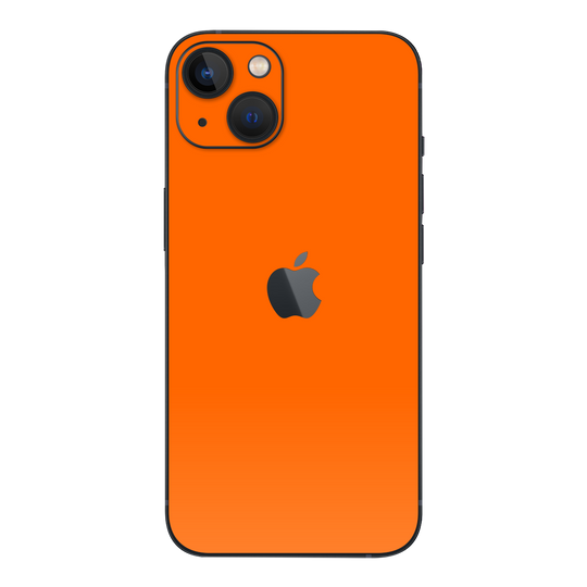 iPhone 13 MINI GLOSSY Orange Skin - Premium Protective Skin Wrap Sticker Decal Cover by QSKINZ | Qskinz.com