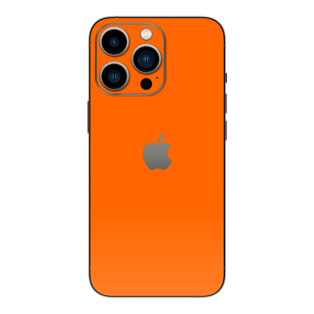 iPhone 14 PRO GLOSSY ORANGE Skin - Premium Protective Skin Wrap Sticker Decal Cover by QSKINZ | Qskinz.com