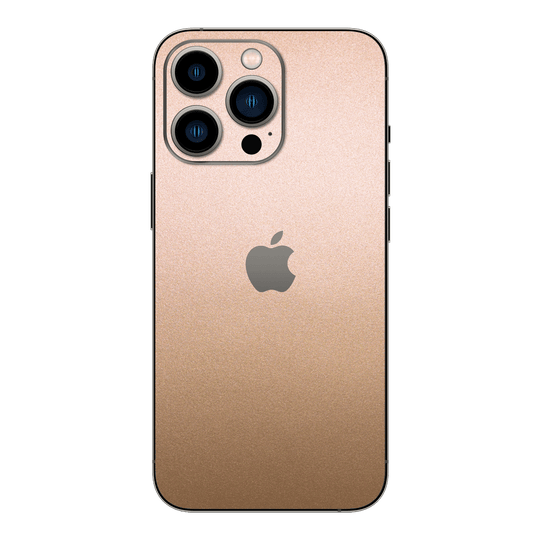 iPhone 14 PRO LUXURIA Rose Gold Metallic Skin - Premium Protective Skin Wrap Sticker Decal Cover by QSKINZ | Qskinz.com