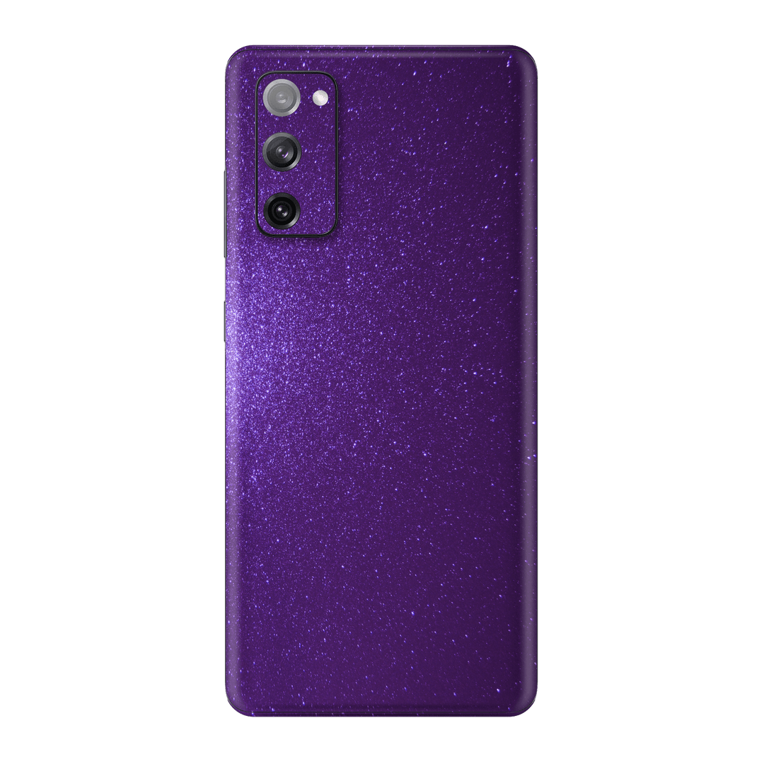 Samsung Galaxy S20 FE Diamond Purple Shimmering, Sparkling, Glitter Skin, Wrap, Decal, Protector, Cover by EasySkinz | EasySkinz.com