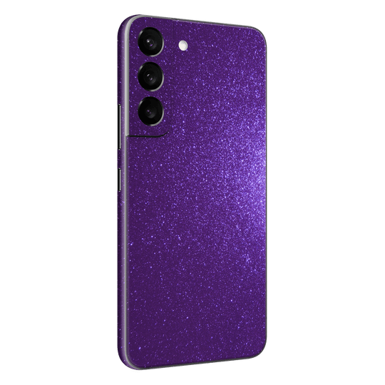 Samsung Galaxy S22+ PLUS Diamond Purple Shimmering Sparkling Glitter Skin Wrap Sticker Decal Cover Protector by EasySkinz | EasySkinz.com