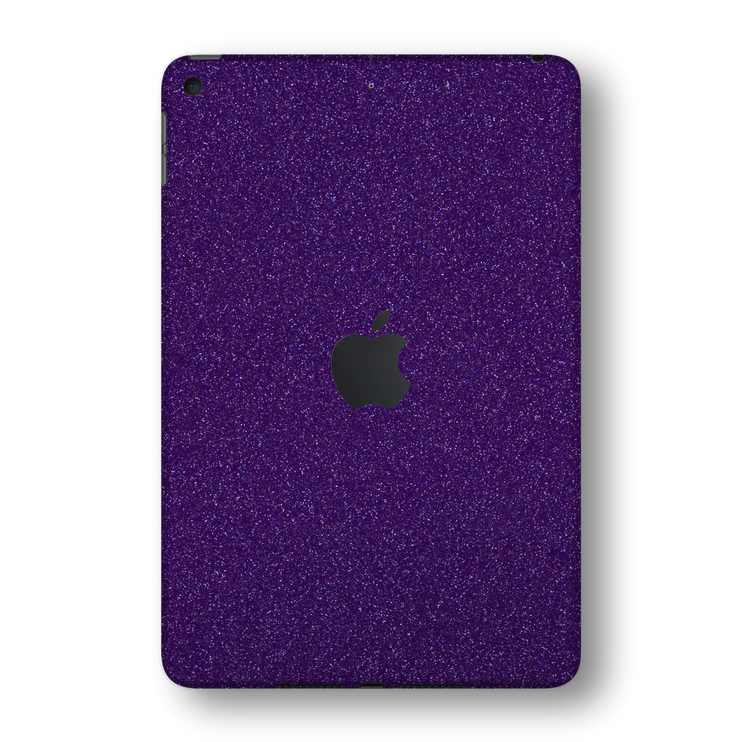 iPad MINI 5 (5th Generation 2019) Diamond PURPLE Glitter Shimmering Skin Wrap Sticker Decal Cover Protector by EasySkinz