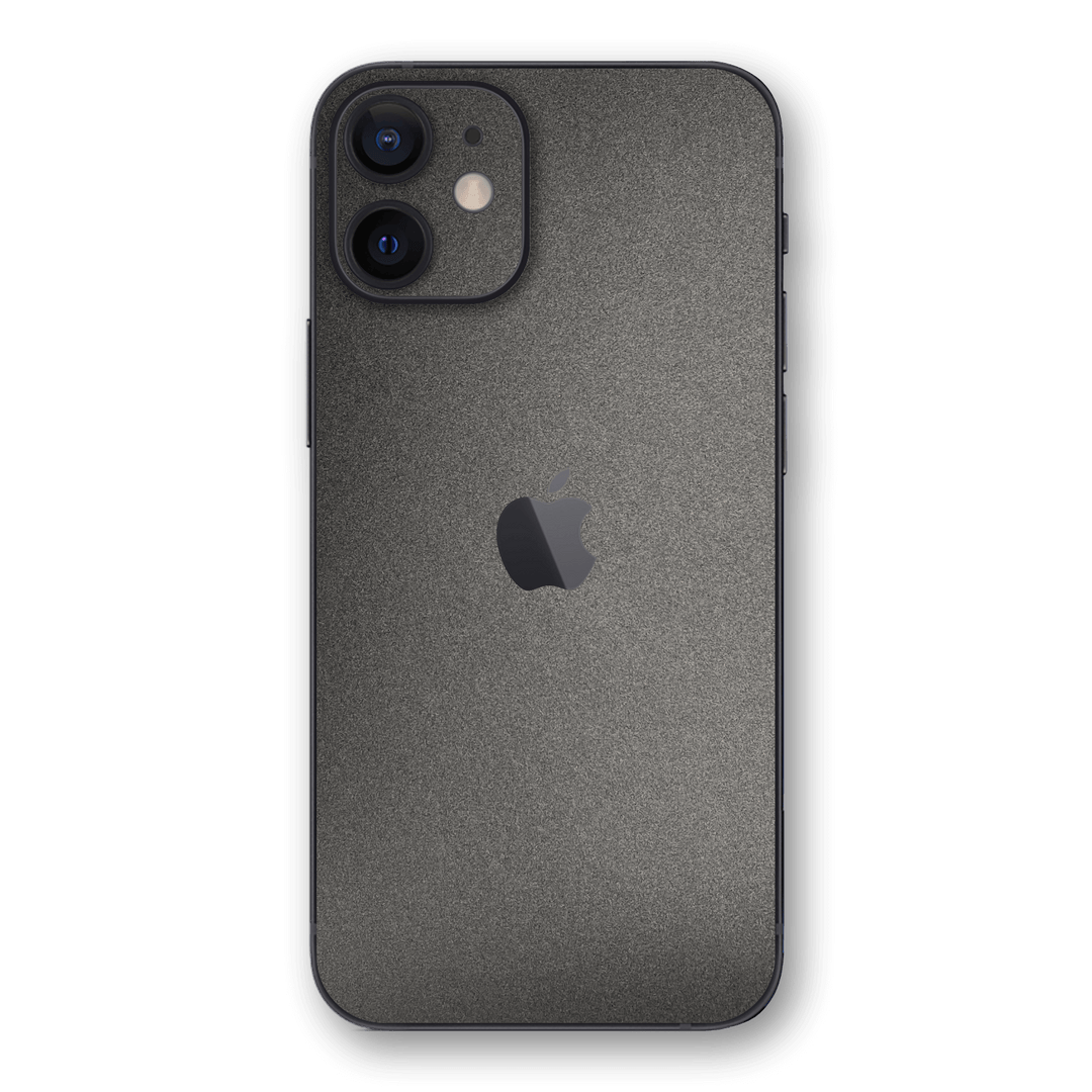 iPhone 12 Space Grey Matt Matte Metallic Skin, Wrap, Decal, Protector, Cover by EasySkinz | EasySkinz.com