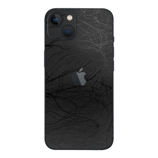 iPhone 14 LUXURIA BLACK WEB Textured Skin - Premium Protective Skin Wrap Sticker Decal Cover by QSKINZ | Qskinz.com