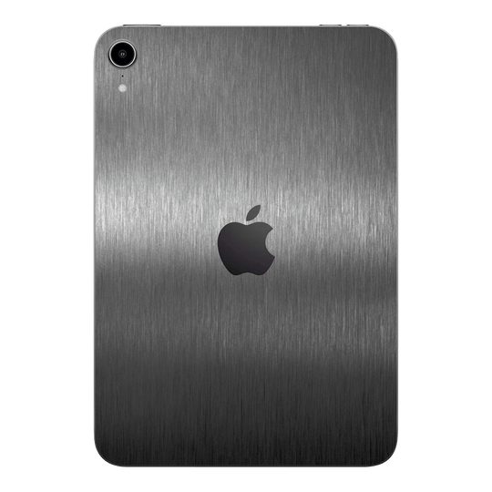 iPad MINI 6 2021 Brushed Metal Titanium Metallic Skin Wrap Sticker Decal Cover Protector by EasySkinz | EasySkinz.com