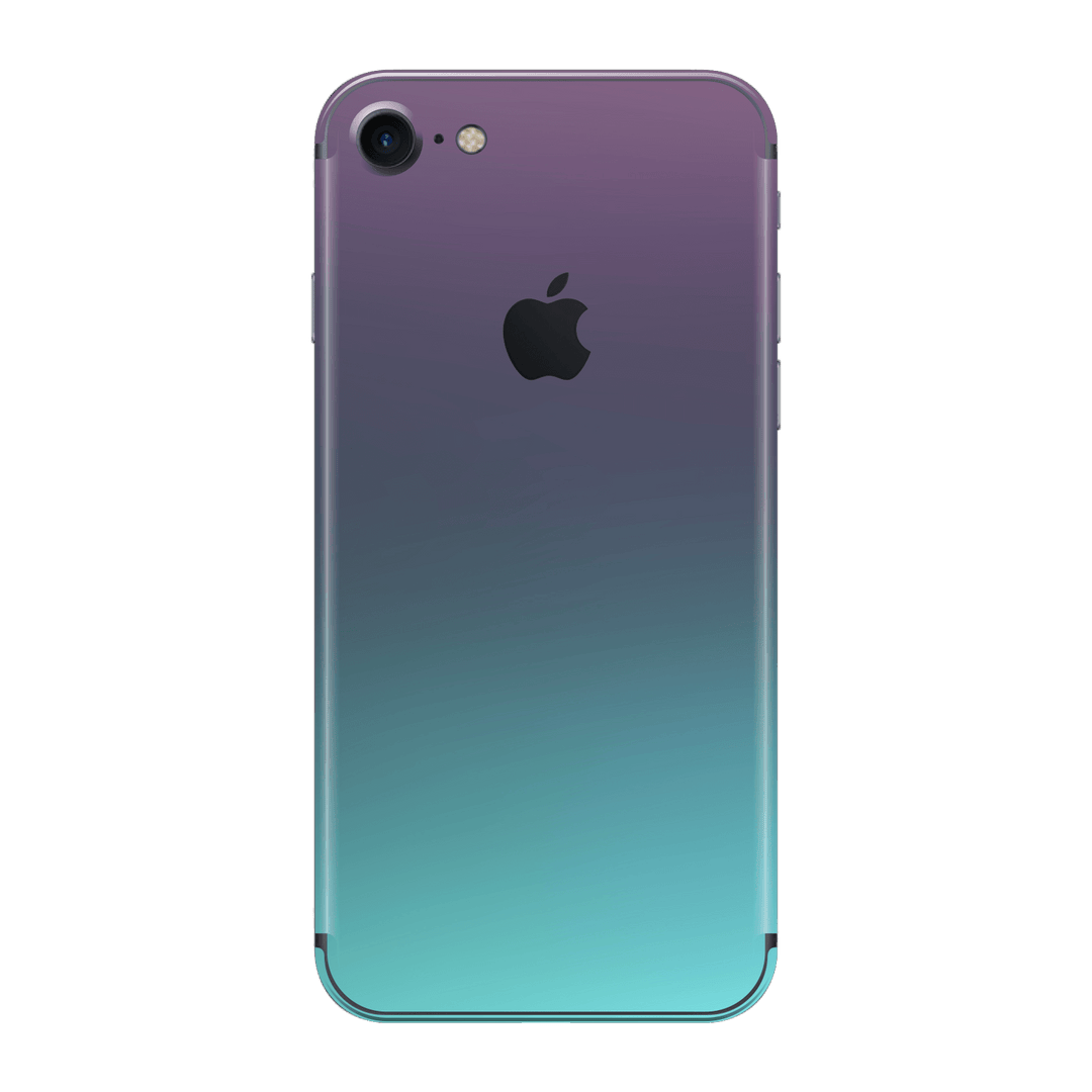 iPhone SE (2020/2022) Chameleon Turquoise Lavender Metallic Gloss Finish Skin Wrap Sticker Decal Cover Protector by EasySkinz