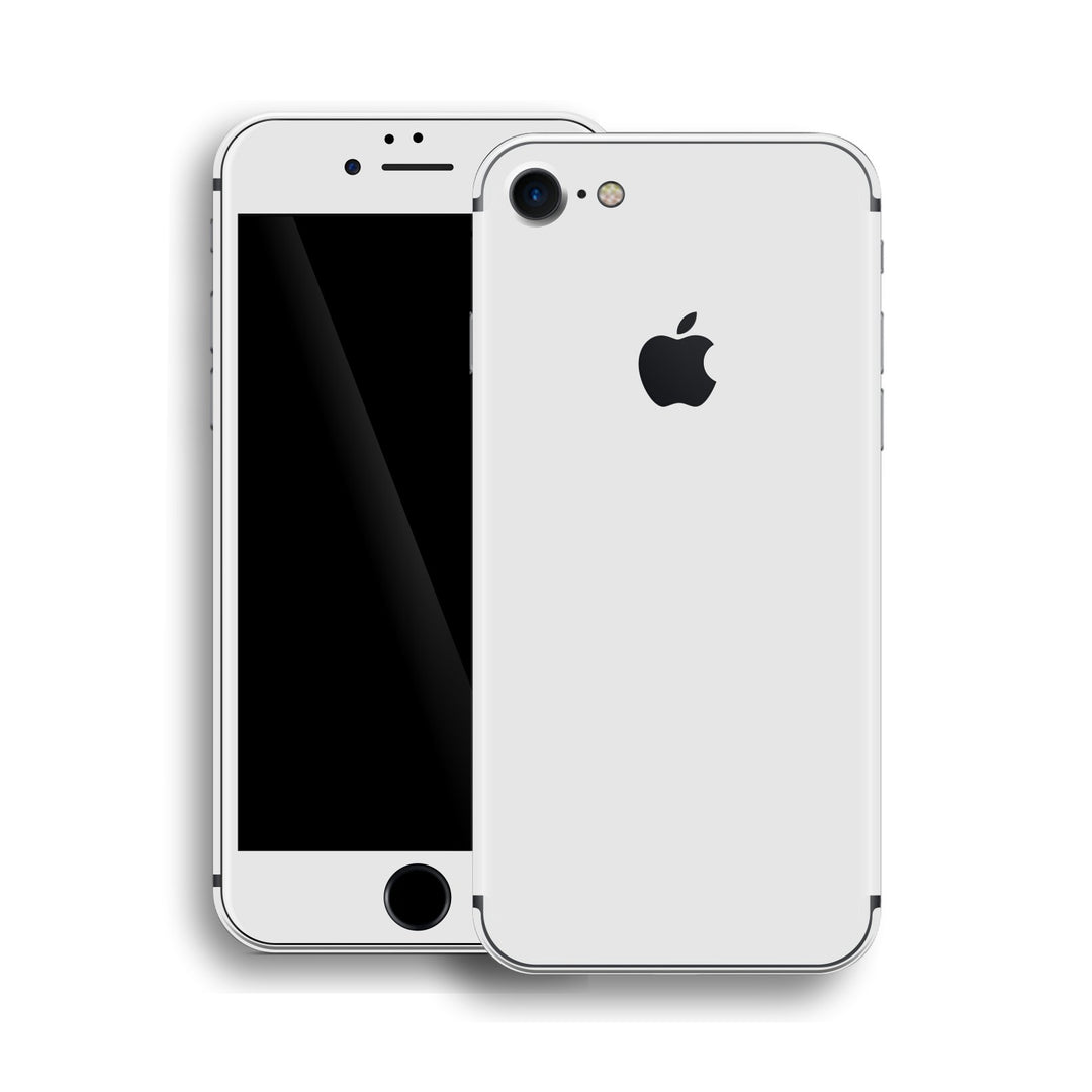 iPhone 8 Glossy WHITE Skin, Wrap, Decal, Protector, Cover by EasySkinz | EasySkinz.com